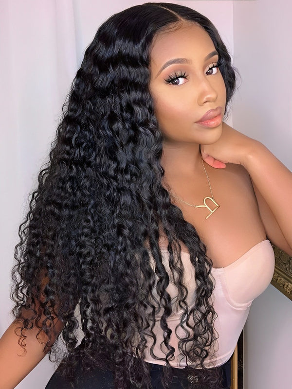 EINbeauty Black Deep Wave Human Hair Wig 9x6 Glueless Pre Everything Upart Vpart 7x5 7x6 Upgrade