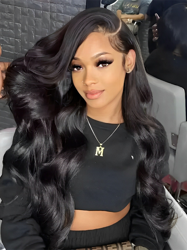 EINbeauty Body Wave Transparent Lace Wigs Preplucked With Baby Hair