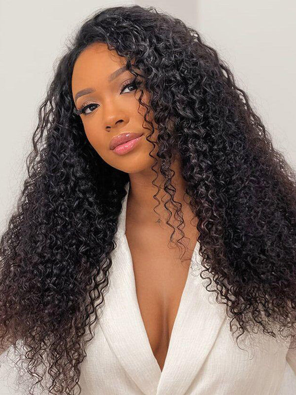 EINbeauty Jerry Curly 13x6 Invisible HD Lace Front Wig Pre-pluck Hairline
