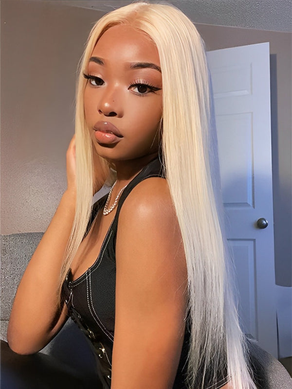EINbeauty #613 Blonde Color Wig Straight Wig Lace Front Wig With Baby Hair