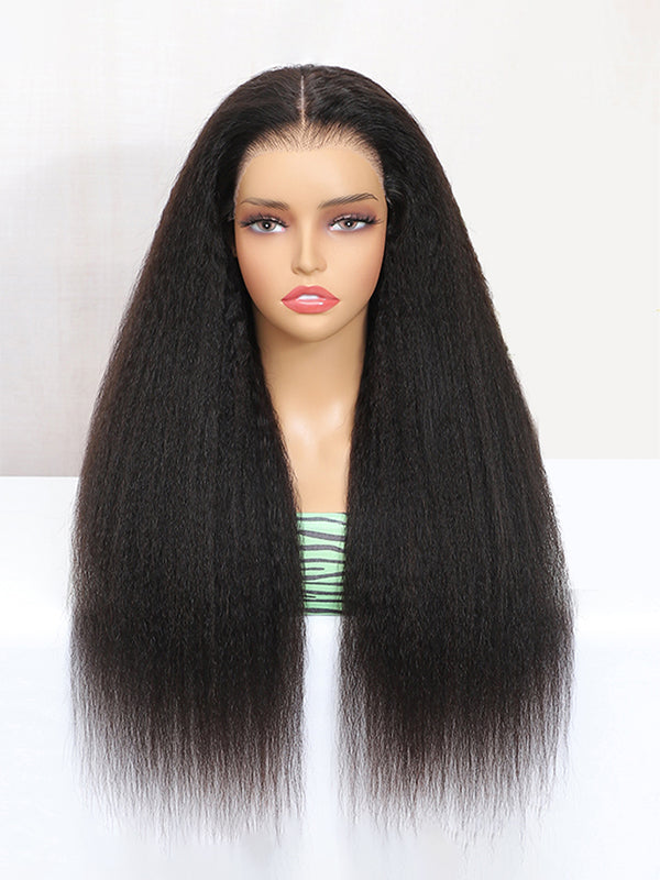 EINbeauty Kinky Straight 9x6 Glueless Lace Human Hair Wigs Pre-Everything