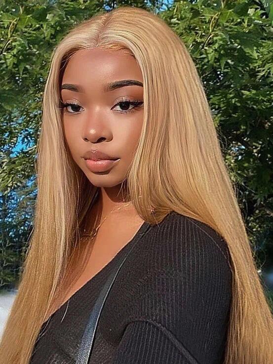 EINbeauty Parting Max Glueless 9x6 Honey Blonde Human Vigin Hair Wig