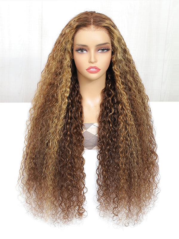EINbeauty Highlight P4/27 Water Wave 9x6 Glueless Lace Wigs Pre-Everything