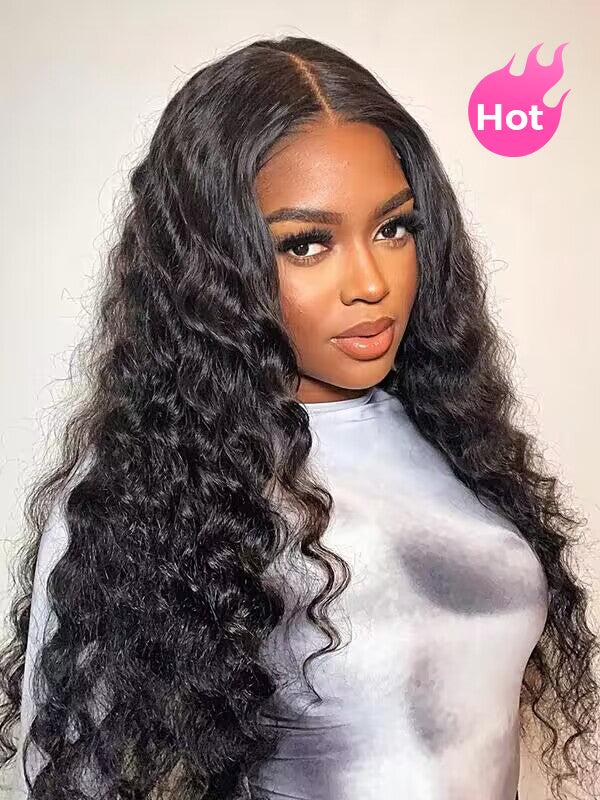 Promption Sale |  Einbeauty 5x5 Glue Bye Wig Pre Cut Lace Preplucked Natural Hairline