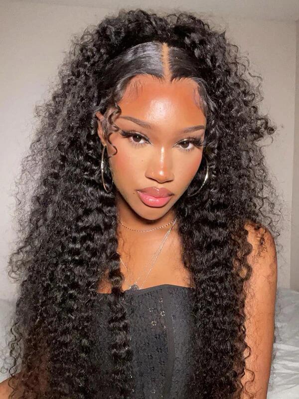 EINbeauty Deep Wave Transparent Lace Front Wigs Pre-plucked With Baby Hair